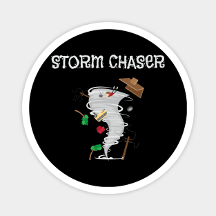 Cute Storm Chaser Tornado Lovers Severe Weather Magnet